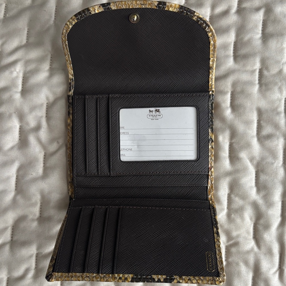 Coach Madison Python Wallet - Picture 8 of 16